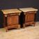 Pair of 20th-century Italian bedside tables with marble top