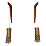 Set of two Scandinavian design wall lights from the 1950s