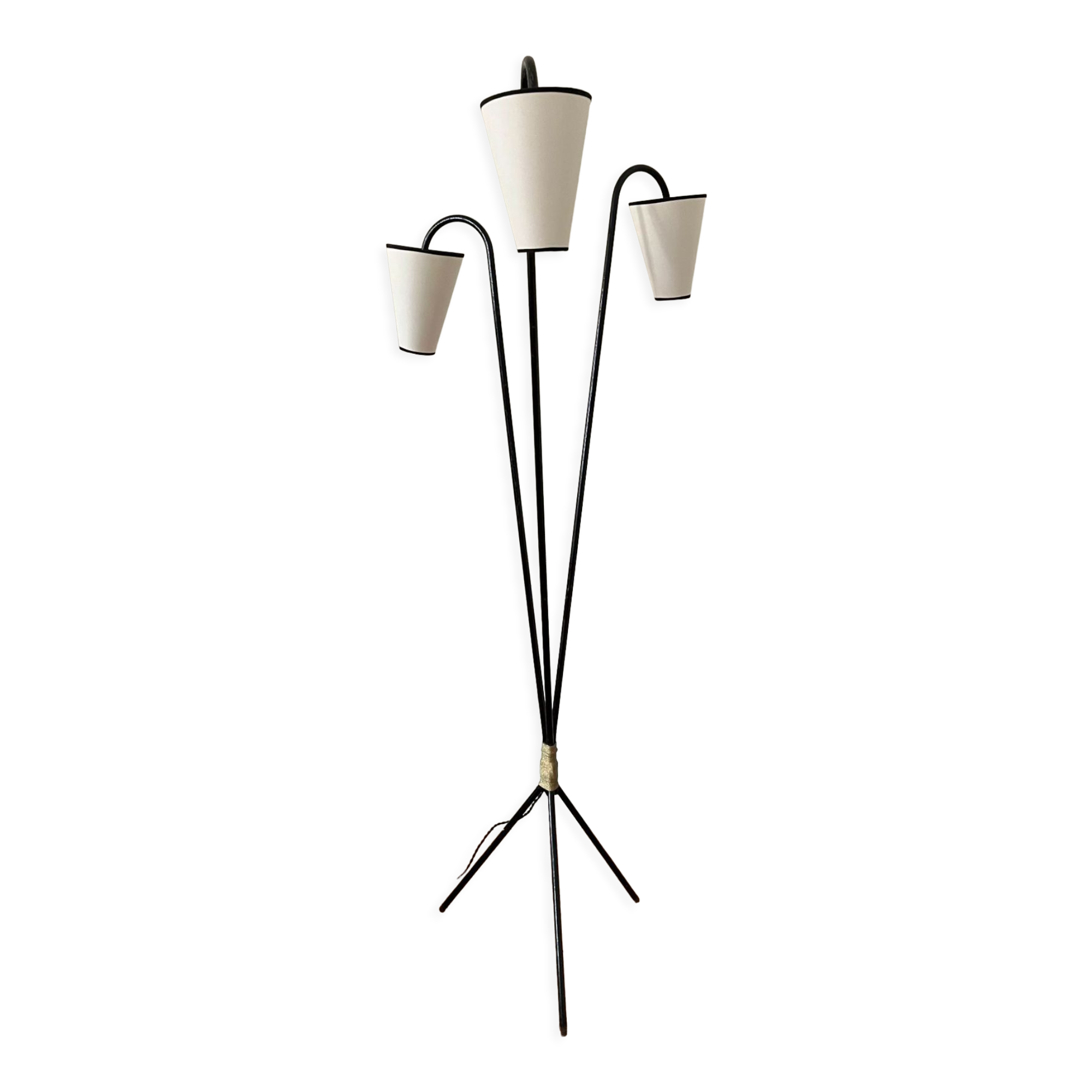 Vintage tripod floor lamp