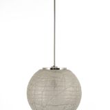 Large Murano ball pendant light by Doria, Germany, 1970s.