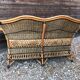2-seater rattan sofa