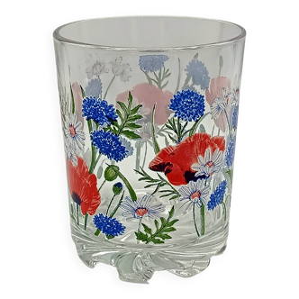 Ice bucket with wildflower pattern italy devalbor vintage