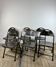 Set of 6 industrial style chairs from the 2000s.