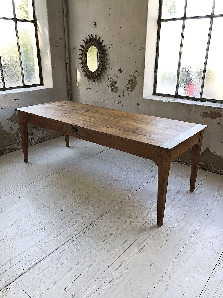 Oak farm table 2m20