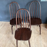 Trois chaises vintage