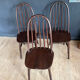 Trois chaises vintage