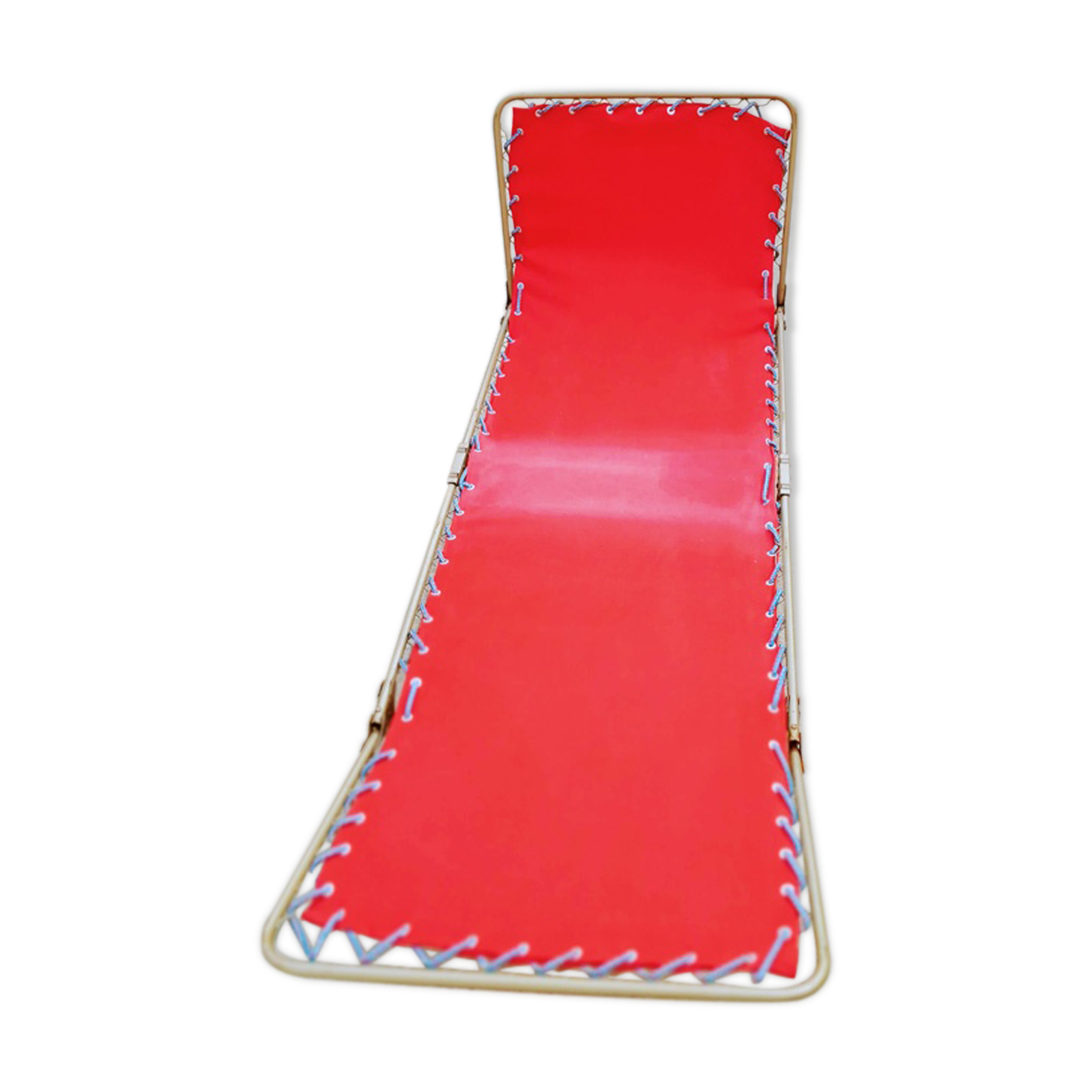 Camp bed or vintage sunbathing