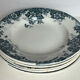 5 assiettes creuses en terre de fer
