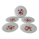 Set of 5 flat plates - Arzberg earthenware factory 1960/70