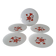 Set of 5 flat plates - Arzberg earthenware factory 1960/70