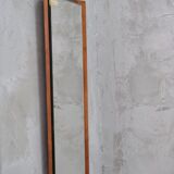 Mid-Century German teak wall mirror from FF Geschliffen , 1960s