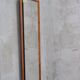 Mid-Century German teak wall mirror from FF Geschliffen , 1960s