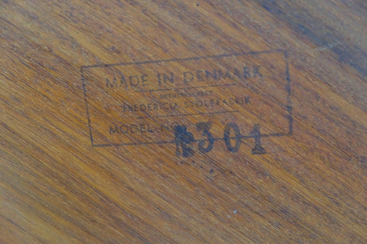 Model 301 teak coffee table by Børge Mogensen for Fredericia, 1960s