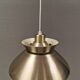 Danish hanging lamp from the 1980s-90s in aluminum.