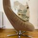 Velvet bucket chair - Mod'plastia