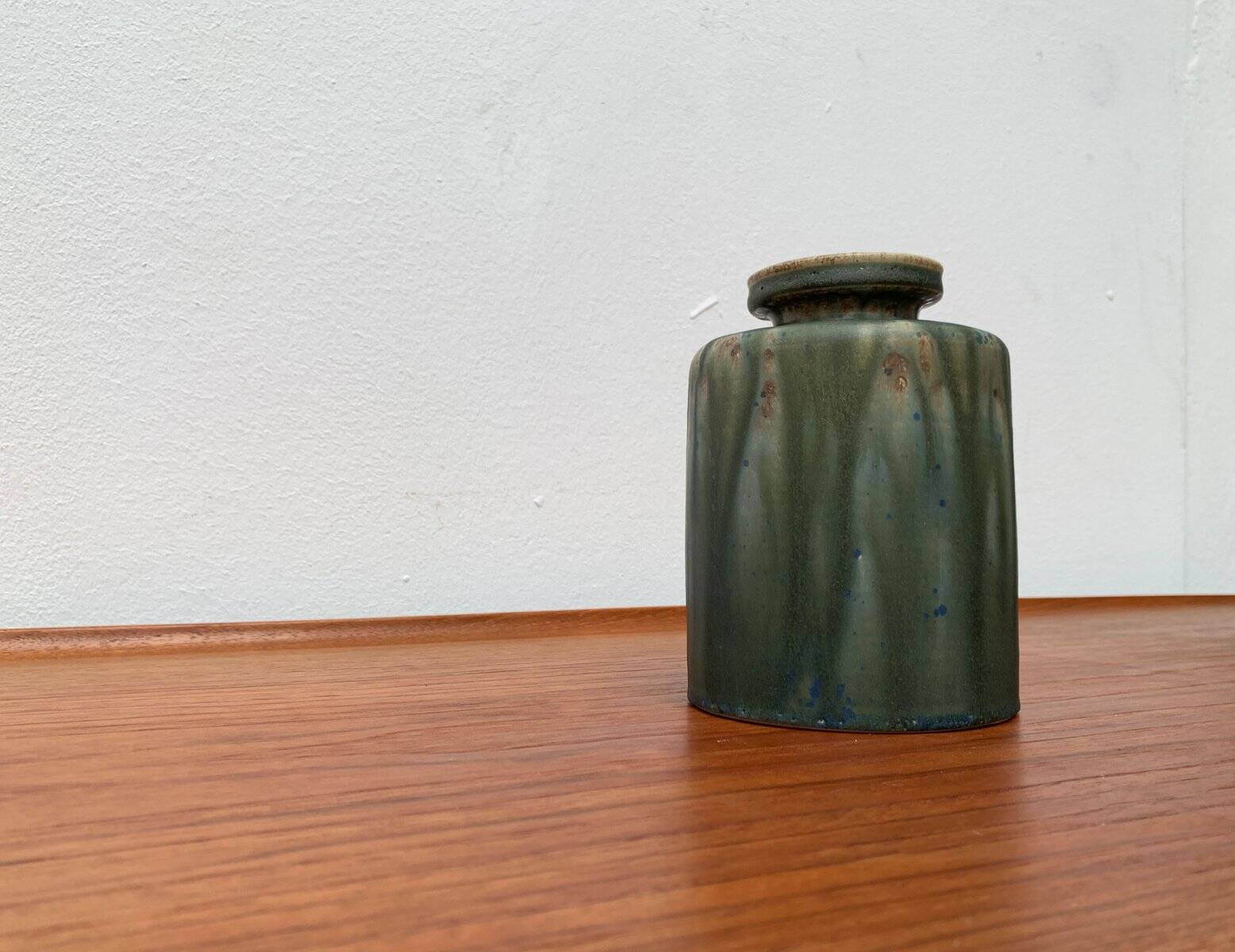 Mid-Century Minimalist Studio Pottery Vase by Rolf Weber for Rolf Weber Steinzeug, 1960s