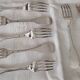 Set of 7 sterling silver table forks