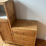 Vintage asymmetrical wardrobe