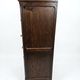 Vintage oak furniture with mesh doors.