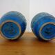Italian Rimini Blue Ceramic Cachepots by Aldo Londi for Bitossi, 1960s, Set of 2