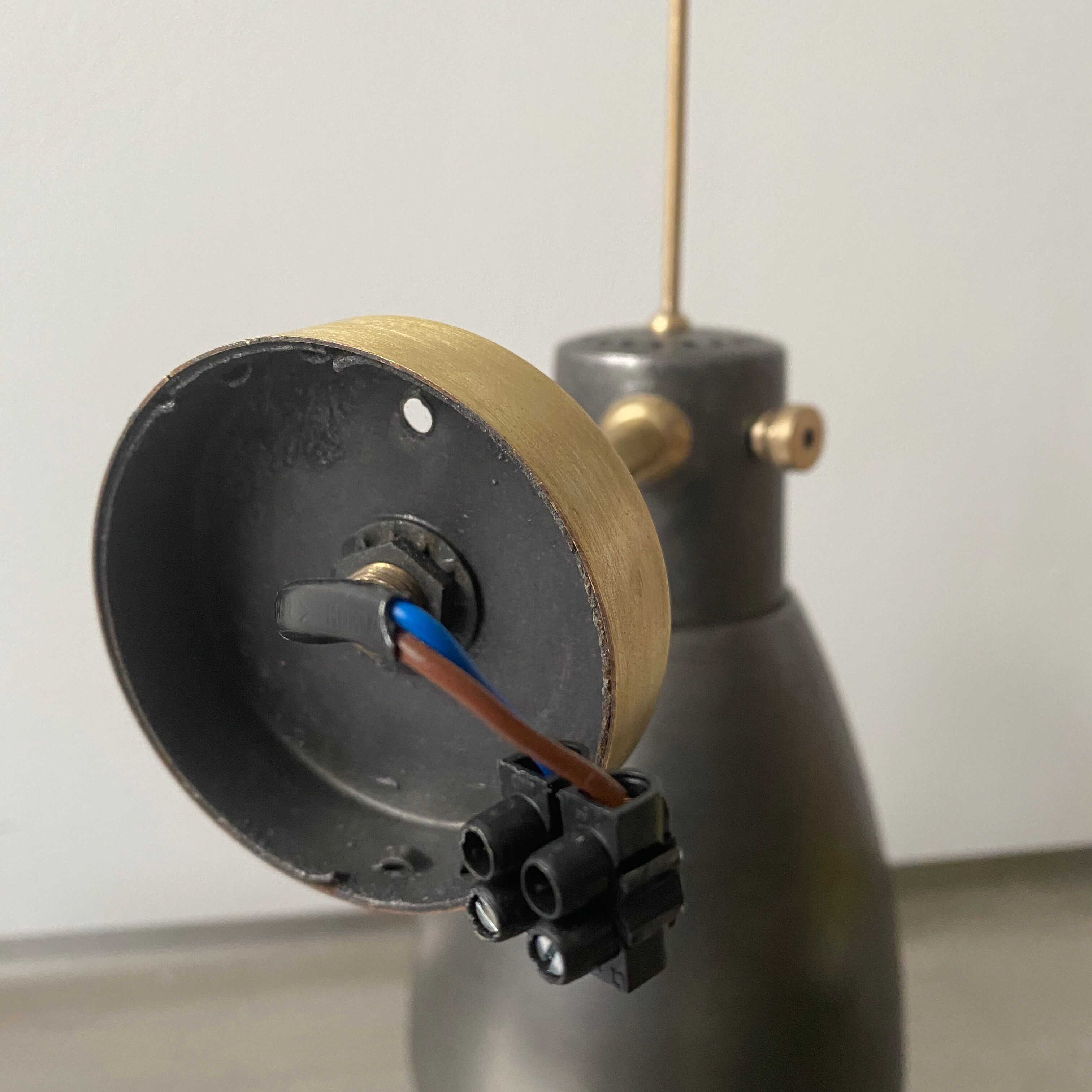 Lot 2 old industrial wall lamps