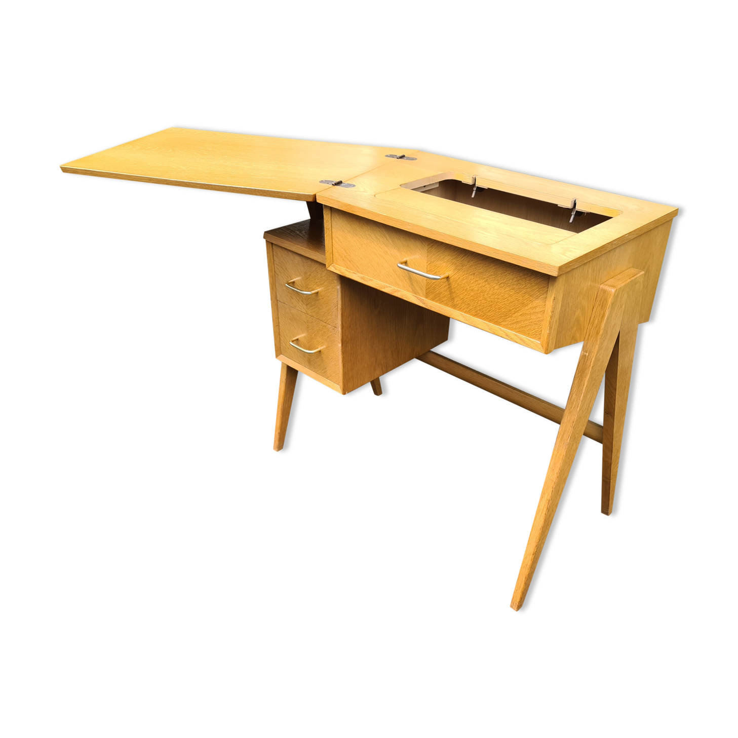 Scandinavian vintage desk 1960 (Singer sewing machine)