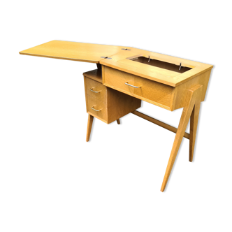 Scandinavian vintage desk 1960 (Singer sewing machine)