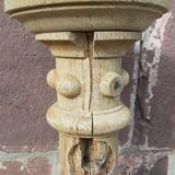 Solid oak column