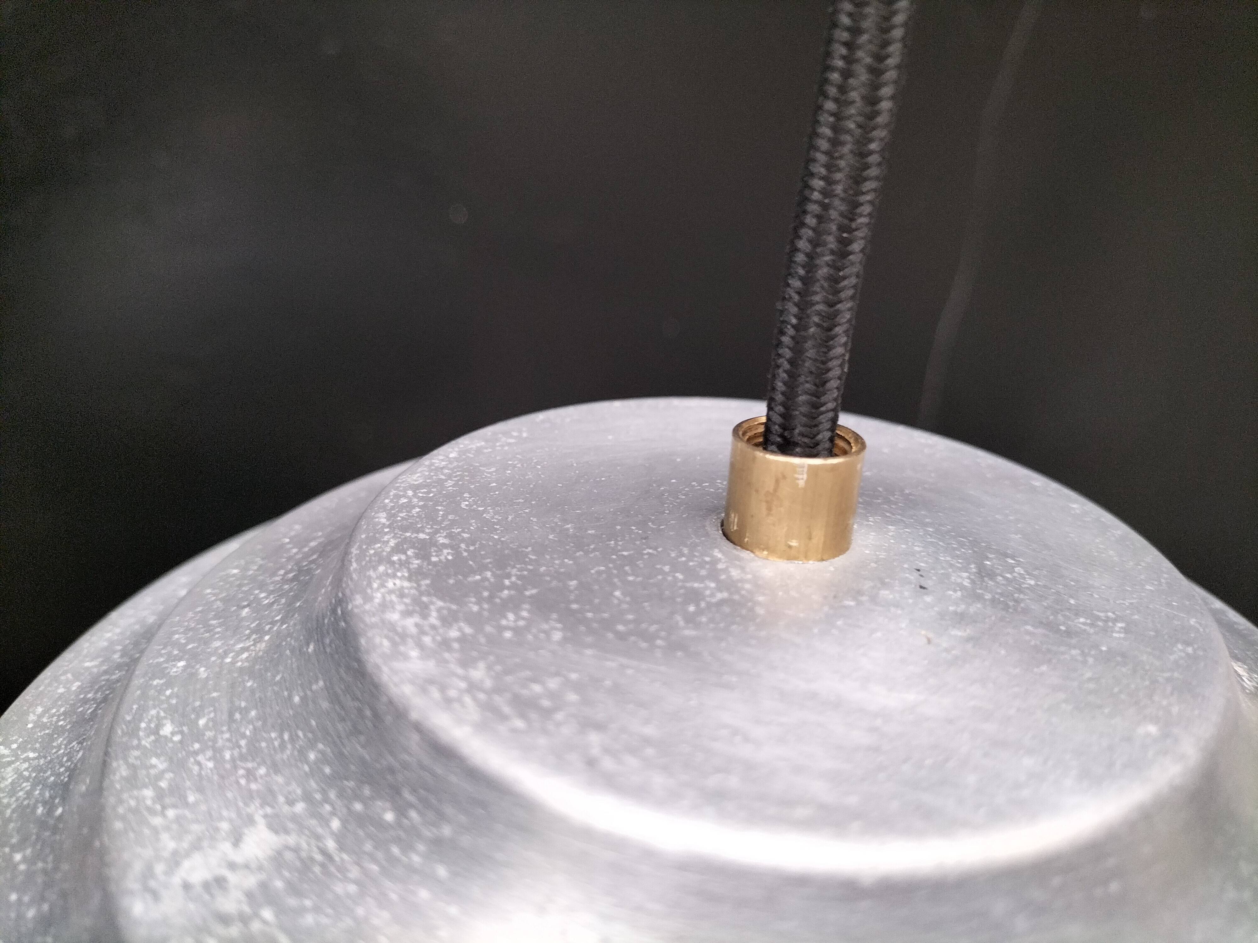 Opaline art deco pendant light