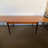 Scandinavian extendable table in vintage teak an60