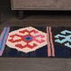Tapis couloir kilim Oushak à tissage plat 58x268 cm