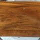Old office side table/1 drawer/turned wood feet