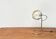 German table lamp from the mid-century space age, glass and chrome, 1960s.