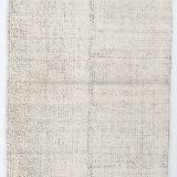 4x7 Kilim Contemporary Gray Beige Kilim Rug, 130x212Cm