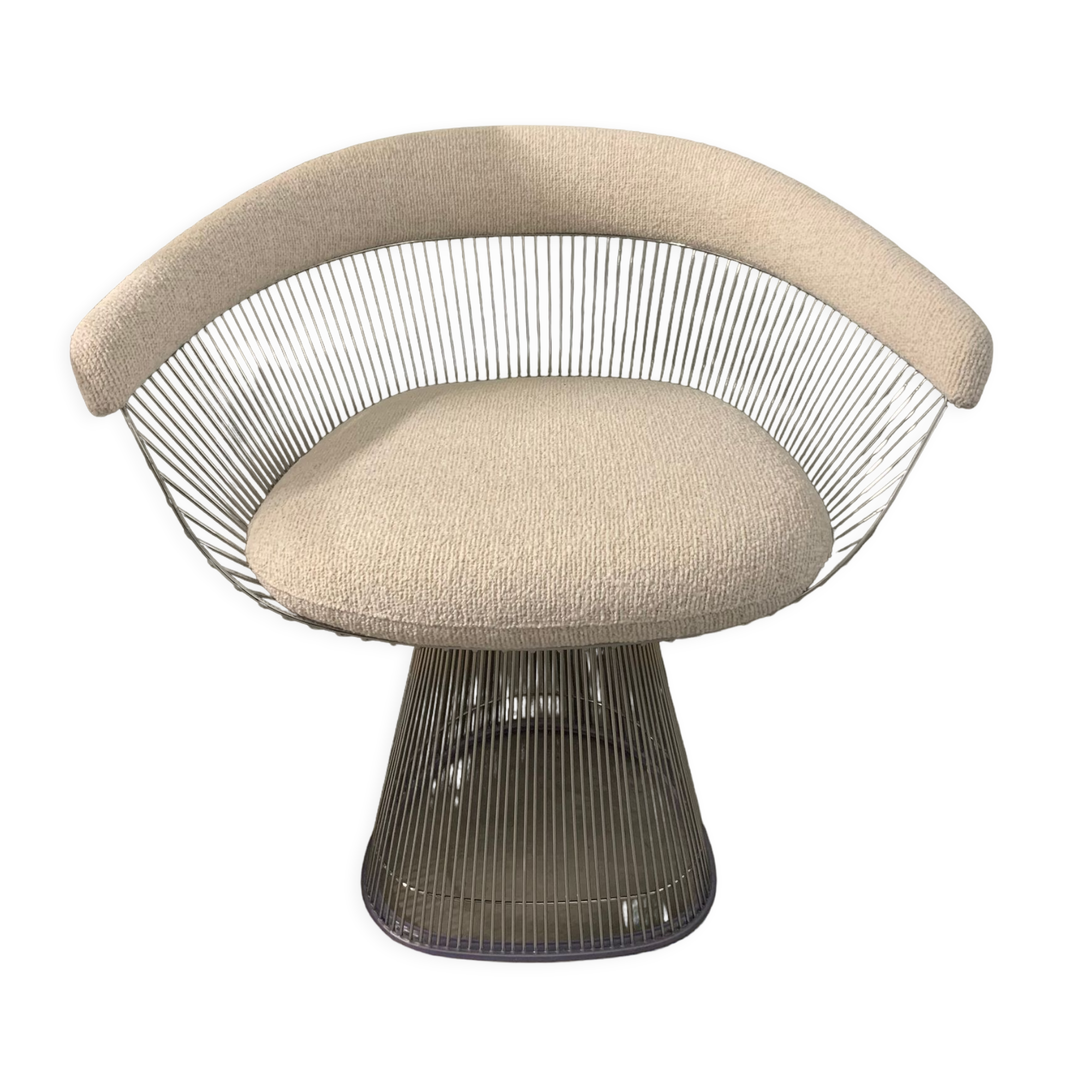 Chrome armchair Warren Platner Knoll