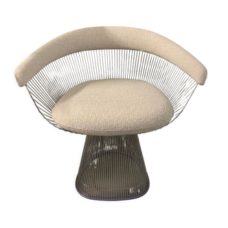 Chrome armchair Warren Platner Knoll