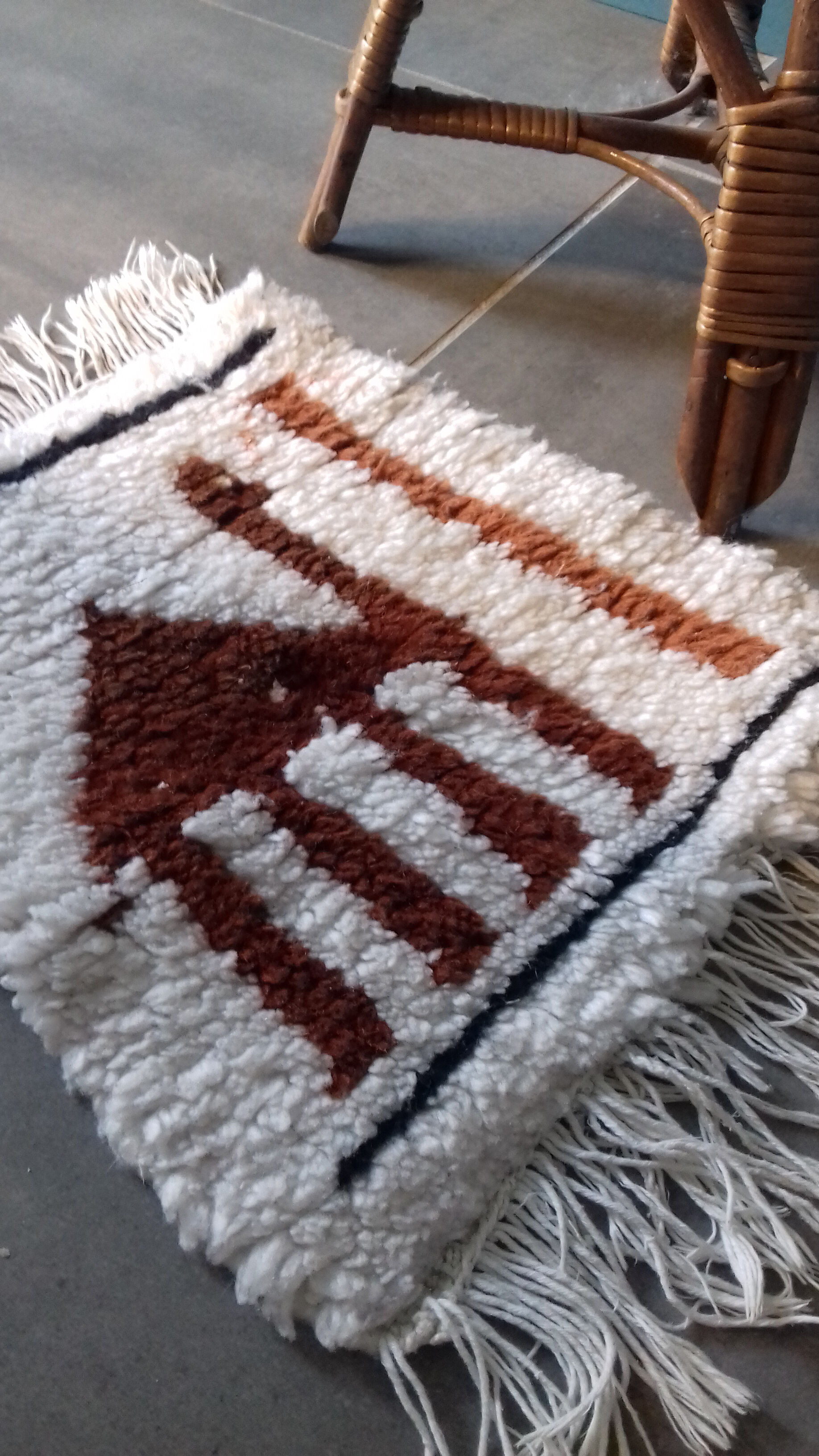 Tapis berbère 34x37 cm