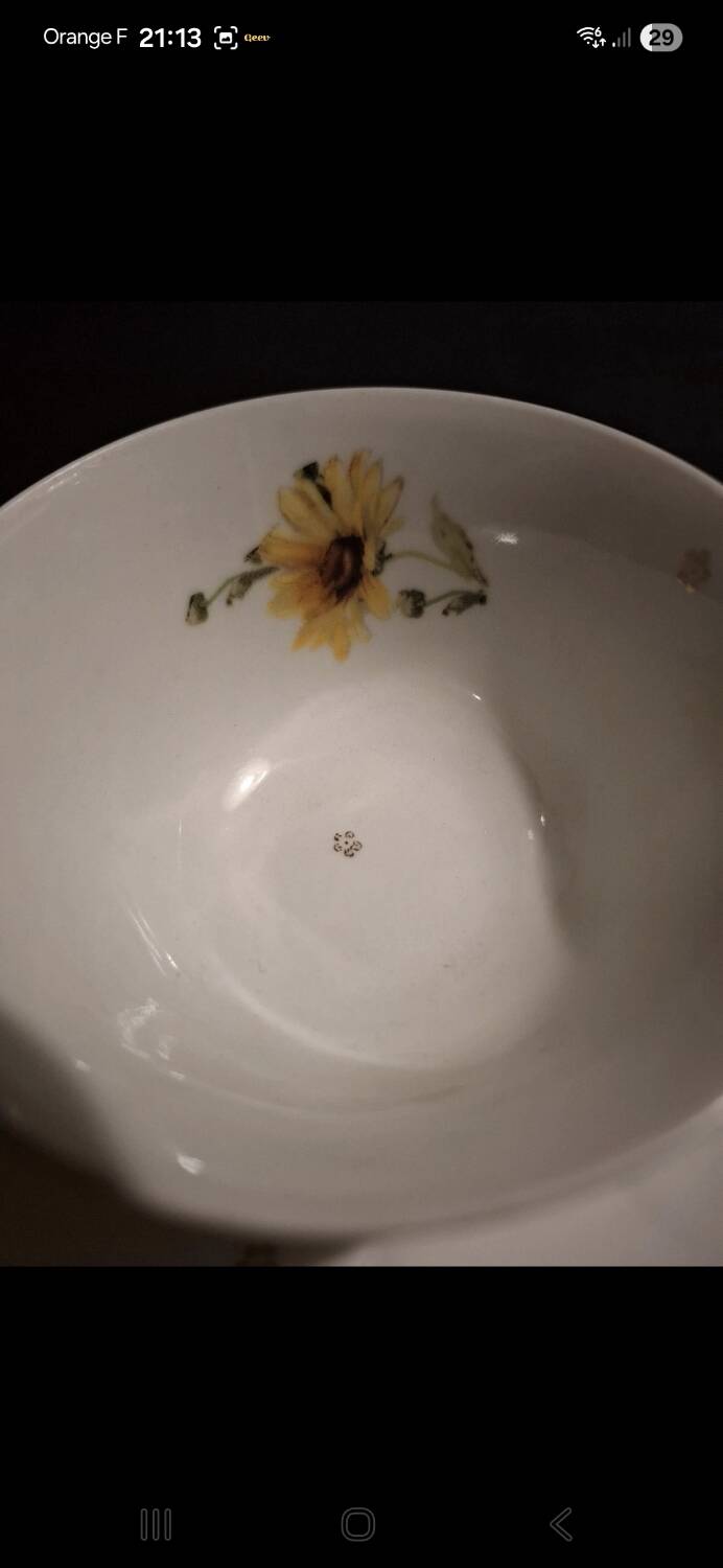 Fine porcelain coffee cups