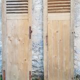 Pair of old wooden shutters