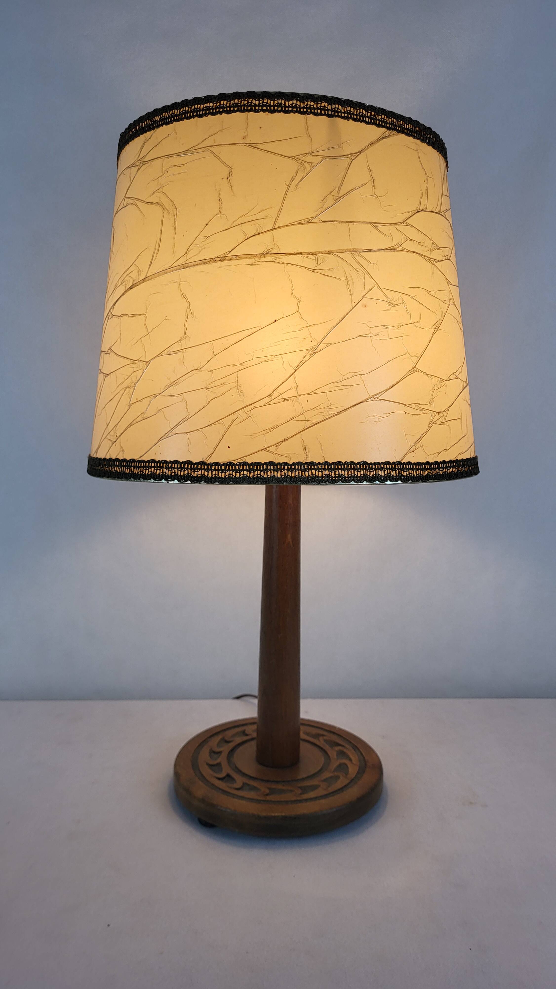 1950's wooden lamp