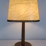 Lampe en bois 1950's