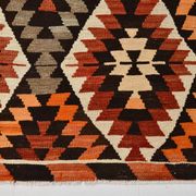 Tapis Kilim Vintage – Motifs Géométriques Tribaux, Tissé Main, 172x346 Cm