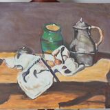 Oil on canvas still life