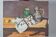 Huile sur toile nature morte