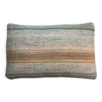 Housse de coussin kilim turc vintage, 30 x 50 cm