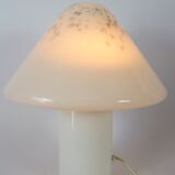Table lamp, glass of Murano mushroom shape 80’s
