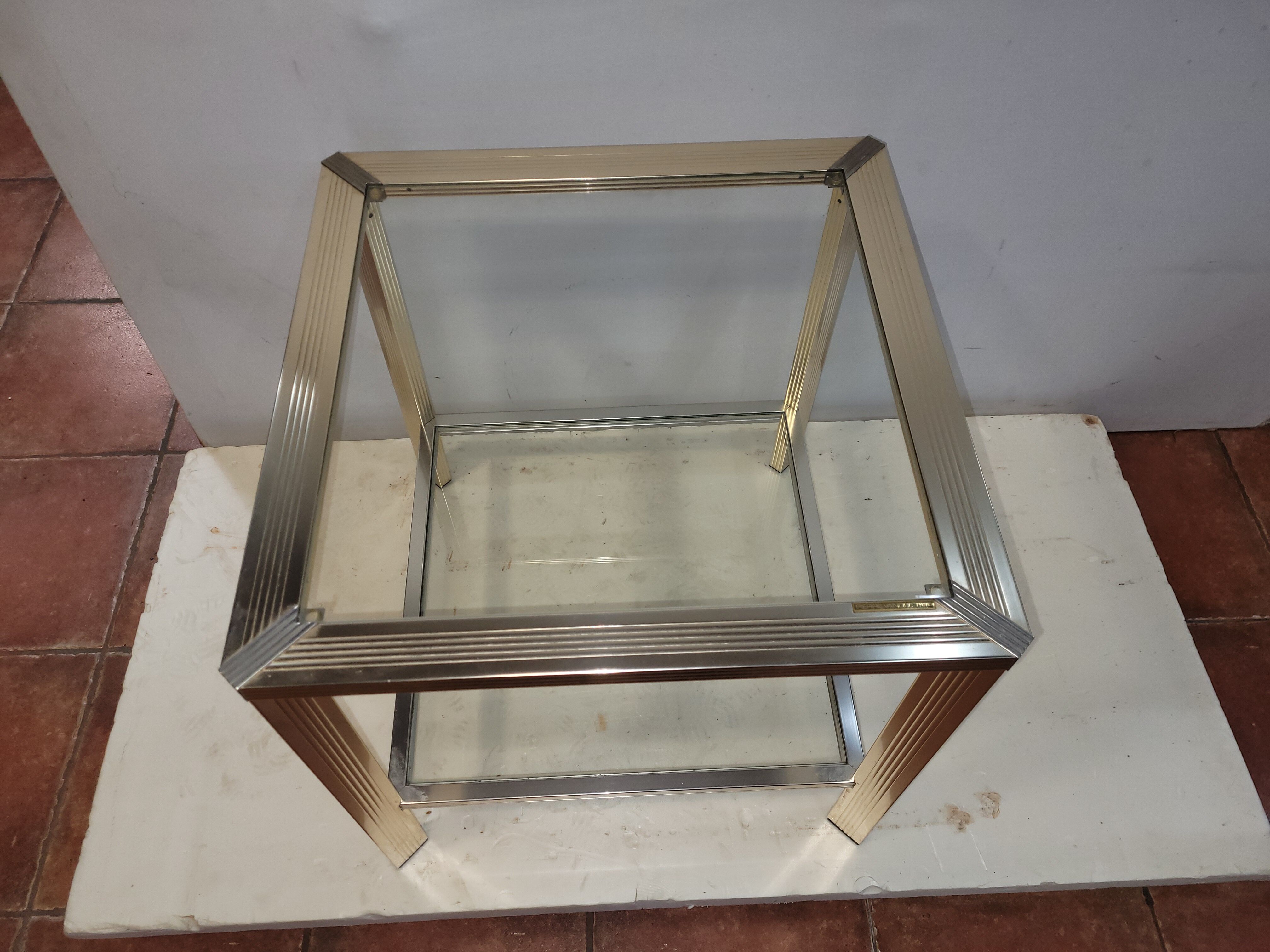 Coffee table signed Pierre Vandel