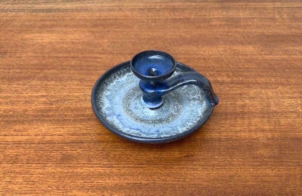 Mid-Century German Studio Pottery Candleholder by Meike Falck Nicolaisen, 1960s