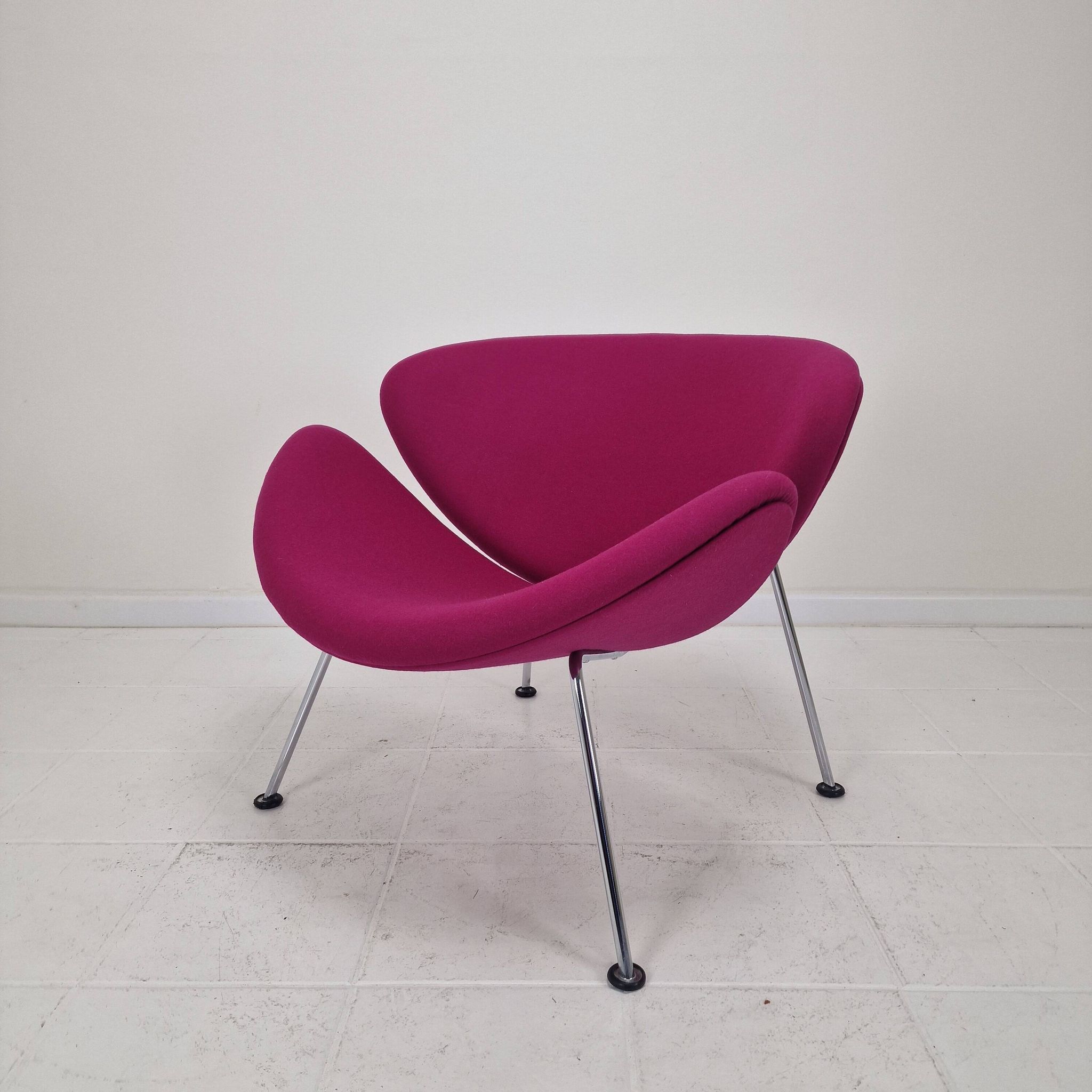 Orange Slice Chair with Ottoman by Pierre Paulin for Artifort, 1980s