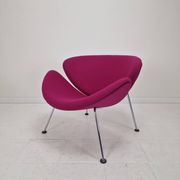 Orange Slice Chair with Ottoman by Pierre Paulin for Artifort, 1980s